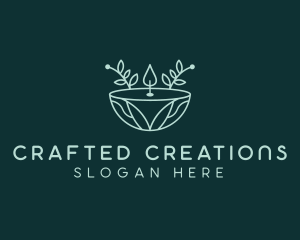 Artisanal Scented Candle logo design