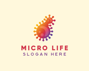 Microscopic Virus Bacteria logo