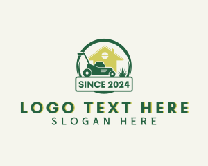 Home Landscaping Lawn Mower logo