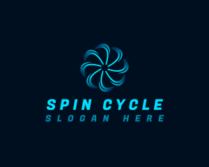 Spin Tech Blade logo design