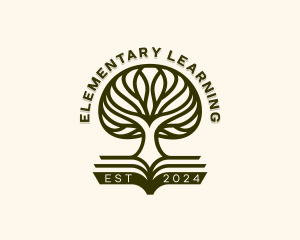 Learning Tree Library logo design