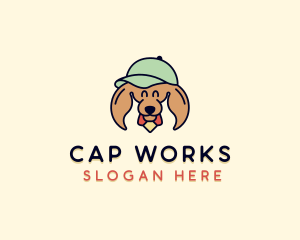 Dog Puppy Cap logo design