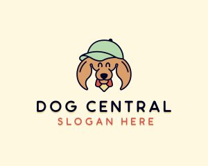 Dog Puppy Cap logo design