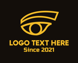Yellow Esthetician Eye logo