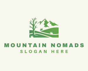 Nature Park Mountain logo design