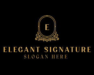 Elegant Floral Boutique logo design