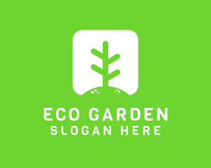 Garden Eco Plant  logo design