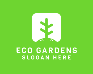 Garden Eco Plant  logo design