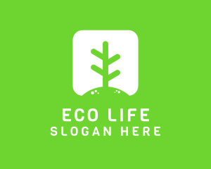 Garden Eco Plant  logo design