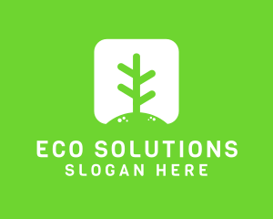 Garden Eco Plant  logo design