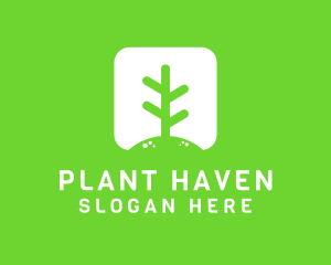 Garden Eco Plant  logo design