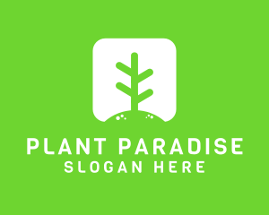 Garden Eco Plant  logo design