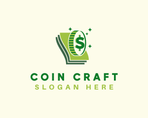 Dollar Coin Currency logo
