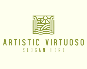 Pasture Farm Village logo design