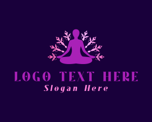 Yoga Zen Flower  logo