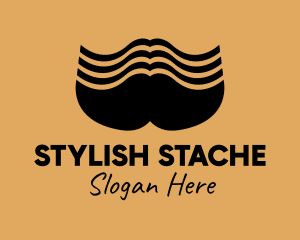 Big Male Mustache  logo