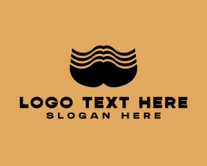 Barber Grooming Mustache  Logo