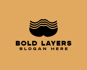 Barber Grooming Mustache  logo design