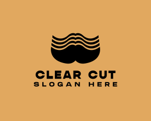 Barber Grooming Mustache  logo design