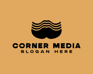 Barber Grooming Mustache  logo design