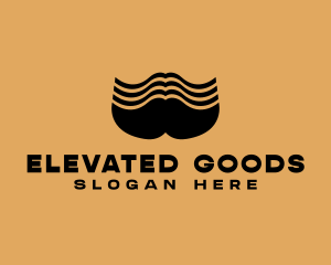 Barber Grooming Mustache  logo design