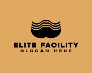 Barber Grooming Mustache  logo design