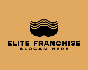 Barber Grooming Mustache  logo design