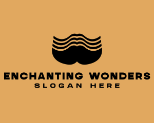 Barber Grooming Mustache  logo design