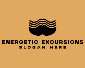 Barber Grooming Mustache  logo design