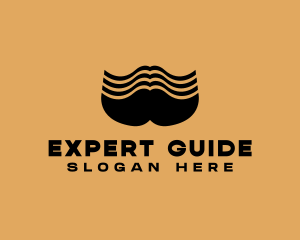 Barber Grooming Mustache  logo design