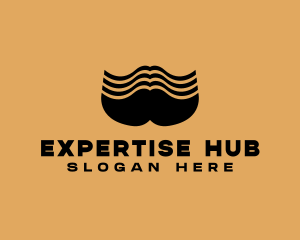 Barber Grooming Mustache  logo design