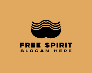 Barber Grooming Mustache  logo design