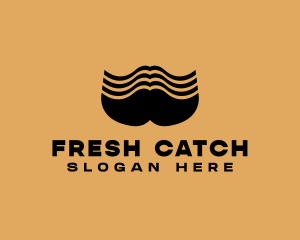 Barber Grooming Mustache  logo design