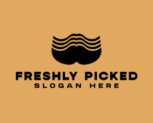 Barber Grooming Mustache  logo design