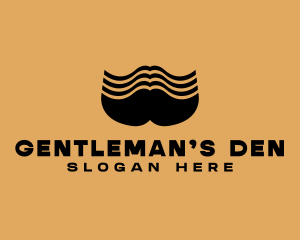 Barber Grooming Mustache  logo design