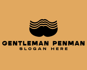 Barber Grooming Mustache  logo design