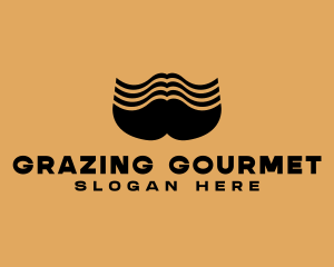 Barber Grooming Mustache  logo design