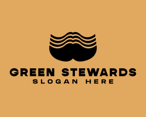 Barber Grooming Mustache  logo design