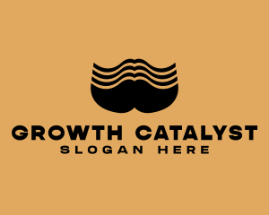 Barber Grooming Mustache  logo design