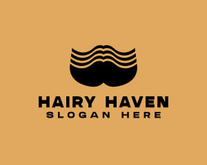 Barber Grooming Mustache  logo design