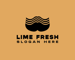 Barber Grooming Mustache  logo design