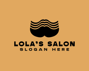 Barber Grooming Mustache  logo design