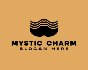 Barber Grooming Mustache  logo design