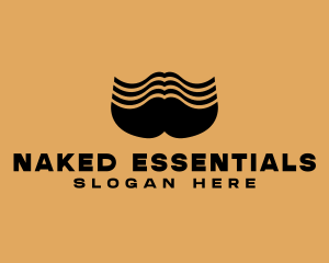 Barber Grooming Mustache  logo design