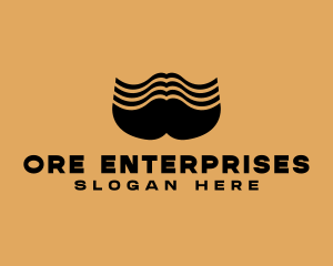 Barber Grooming Mustache  logo design