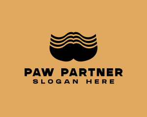 Barber Grooming Mustache  logo design