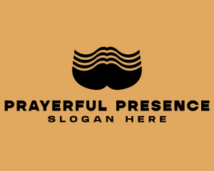 Barber Grooming Mustache  logo design