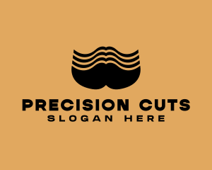 Barber Grooming Mustache  logo design