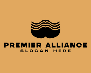 Barber Grooming Mustache  logo design