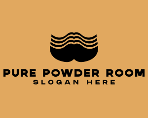 Barber Grooming Mustache  logo design